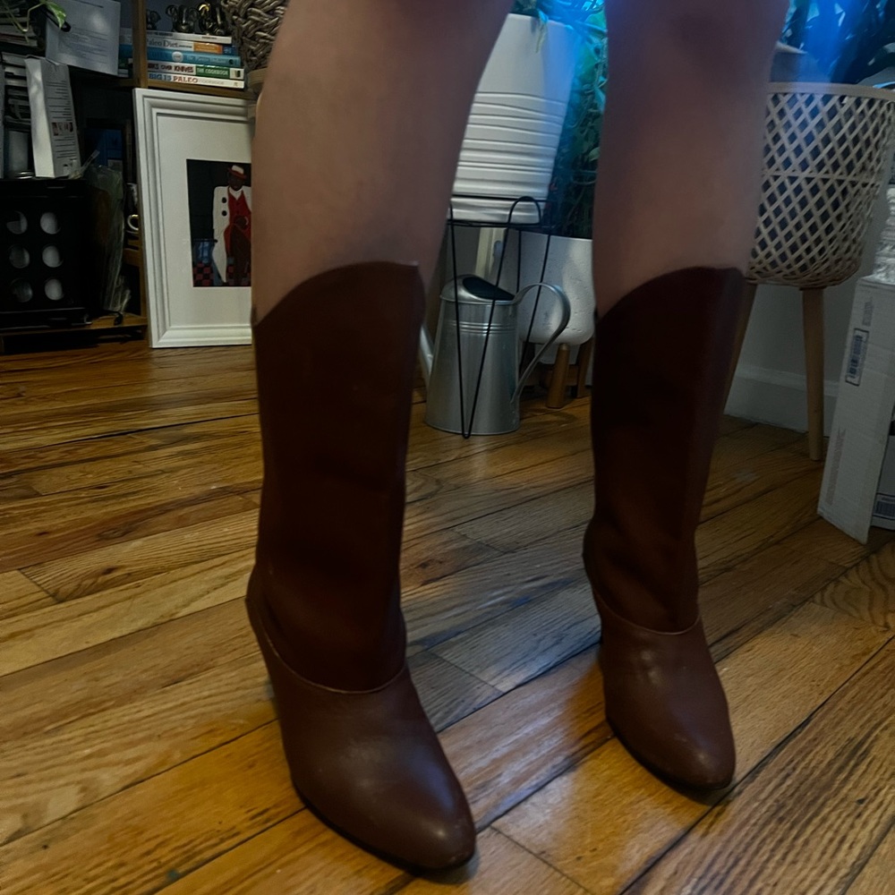 Brown Leather Women's Boots